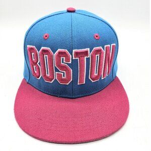 Colorful Baystate Apparel Boston Snapback Hat Adjustable